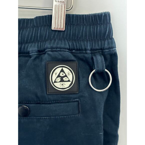 Welcome Skateboards Principal Elastic Waist Twill Pant Blue Size Large - Picture 3 of 6